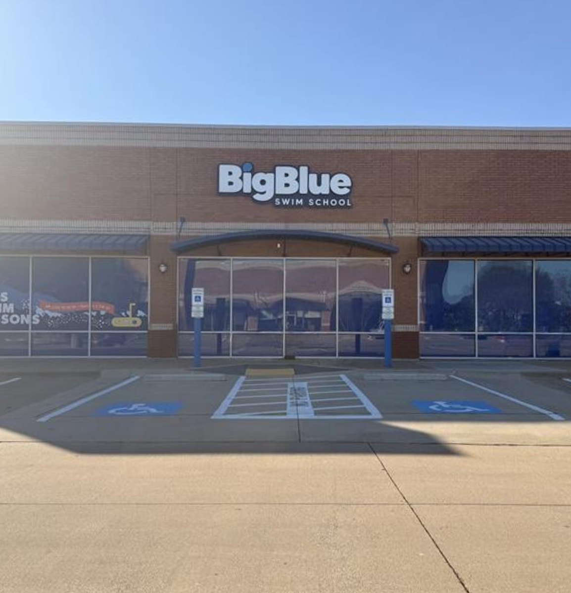 Big Blue Swim School Plano storefront